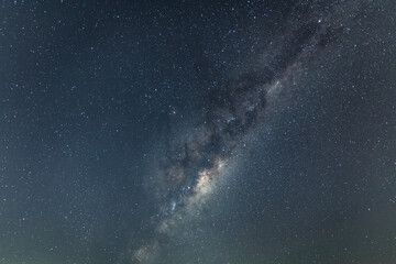 Stars and milky way night sky