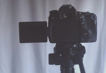 camera on tripod