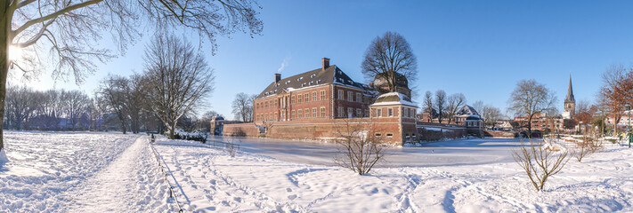 Barockschloss Ahaus im Winter