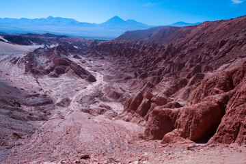 Moon Valley National Reserve, located outside of San Pedro de Atacama, a place of unique geological formations.