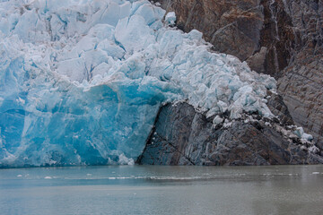 Located within Parc Nacional Torres del Paine is Lago Grey where one finds glaciers and icebergs.