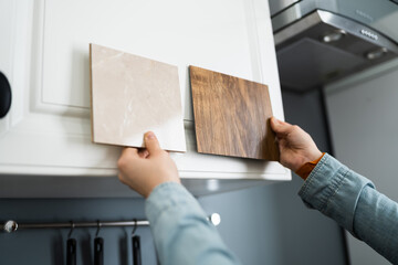 Kitchen Samples Interior Material Selection