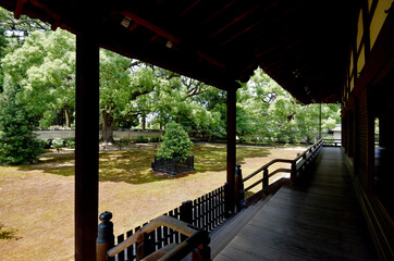 青蓮院門跡　宸殿から庭を望む　京都市