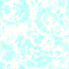 Tie dye shibori seamless pattern. Watercolour abstract texture. - 416846354