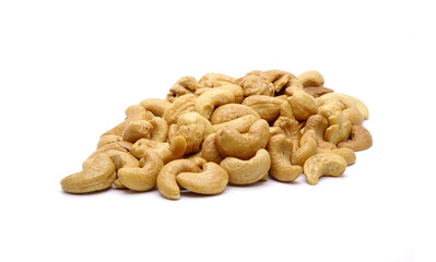 cashew nuts isolated on white