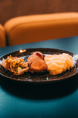 grilled salmon steak