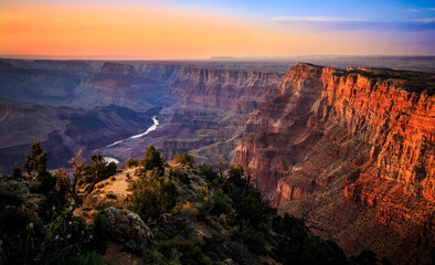 Sunset at Desert View, Grand Canyon National Park, Arizona