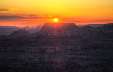 Sunset at Desert View, Grand Canyon National Park, Arizona