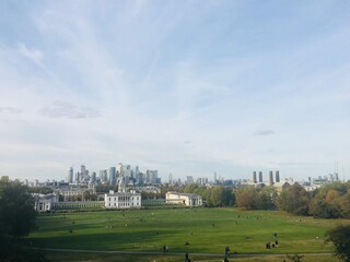 ロンドンの公園と町