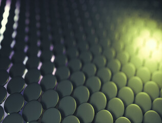 Obraz premium タイル円盤模様