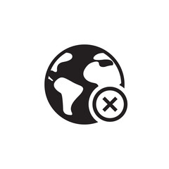 no network icon symbol sign vector