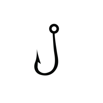 Fishing Hook icon design template illustration