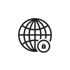 security web browser icon symbol sign vector