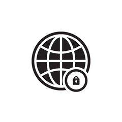 security web browser icon symbol sign vector