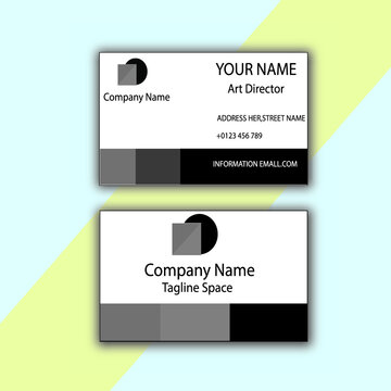business card elegant design in corel draw