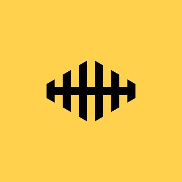 Initial leter H or fence Logo Design inspiration