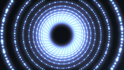 ワームホールの中に