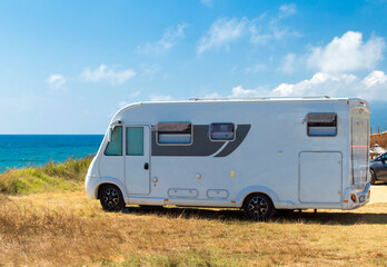 caravan holidays by the sea in the summer