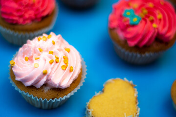 cupcakes with icing