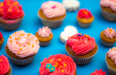 cupcakes with icing