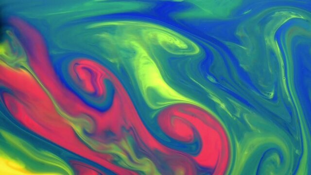 4K footage, Abstract  ink painting background, Mixture of acrylic paints,    marble abstract fluid art pattern, Luxury colors Slow motion shot, 4K Footage Inkscapes concept, 
