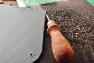 レザークラフトのヘリ落とし