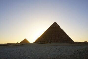 Fototapeta na wymiar エジプトのピラミッド