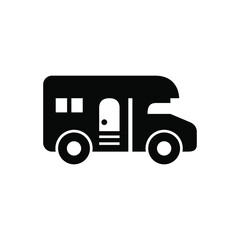 RV caravan icon