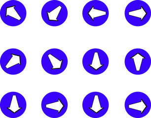 Vector Arrow Series: Up, Down, Left, Right