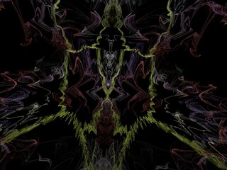Imaginatory fractal background Image