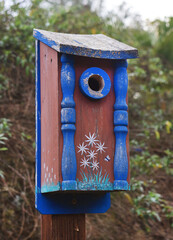 painted birdhouse 
