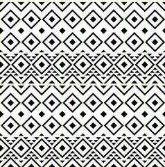 Seamless abstract geometrical pattern with white background.