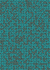 Abstract Geometric Pattern generative computational art illustration