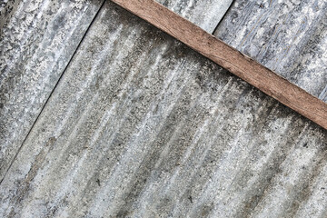rusty metal roof