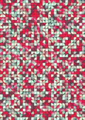 Abstract Geometric Pattern generative computational art illustration