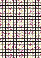Abstract Geometric Pattern generative computational art illustration