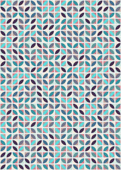 Abstract Geometric Pattern generative computational art illustration