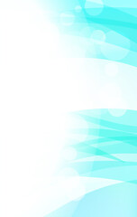 シンプルな水色と白の背景(縦長)