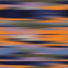 Image of Seamless abstract blur ikat stripe pattern print. High quality illustration. Horizontal stripes of blurred colors. Abstract non print for fashion or interior surface design. printed on Printed Glass Splashbacks