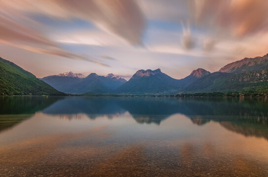 Lac d'Annecy, plage d'Angon