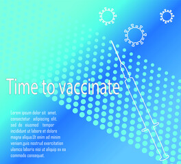 time to vaccinate concept