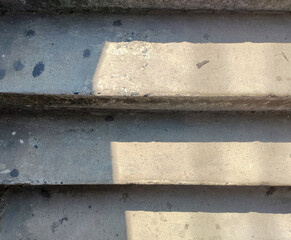 Overpass stairs. With half light shines