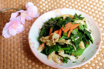 菜の花のお浸し