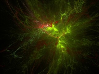 Imaginatory fractal background Image