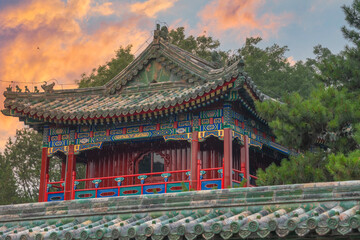 Ancient Chinese traditional architecture.