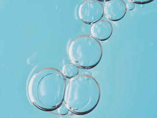 Background of colorful oil drops in water