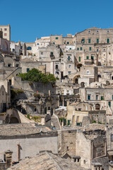 Matera Basilicata streets panorama