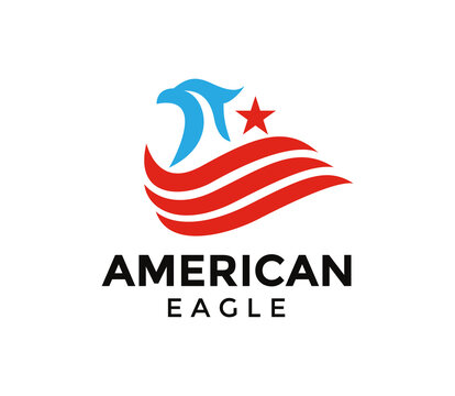 eagle logo design, vector, icon, symbol, template