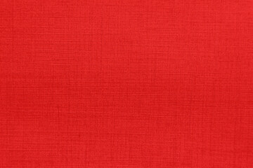 Fototapeta premium Red cloth texture background for design work