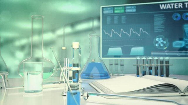 cg medicine 3D animation, clinical potable water gene test